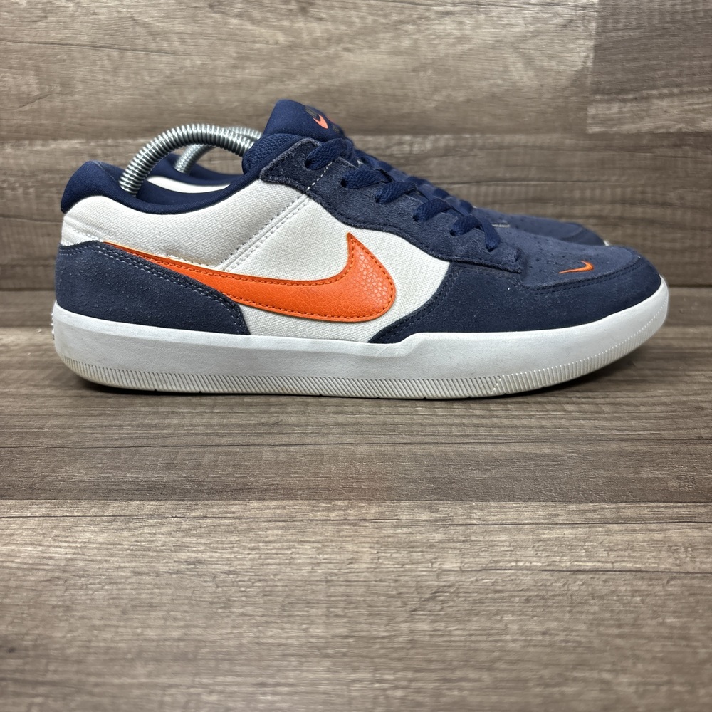 Nike SB Force 56 Blue Orange Mens US Size 10 EUR 44 DV5477-400 Sneakers